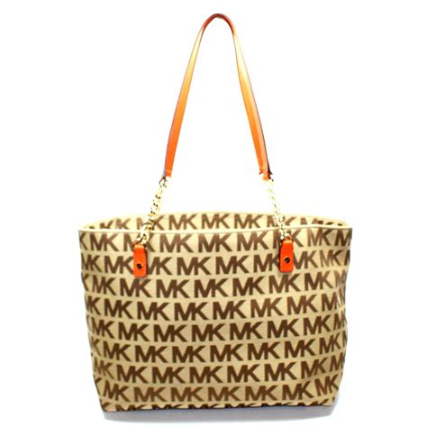 michael kors tangerine jet set bag|Michael Kors vanilla jet set.